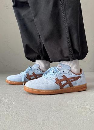 Чоловічі кросівки asics x hay skyhand blue/brown