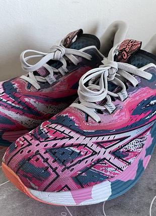 Кросівки asics noosa tri 15 яскраво-рожевого кольору, бігові кросівки pro