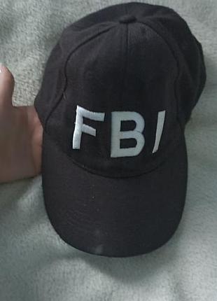 Кепка baseball cap fbi gold black