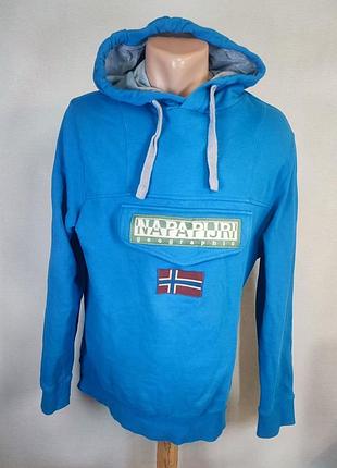 Napapijri мужская толстовка, худи с карманом size l