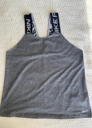 Спортивний топ майка nike pro dri-fit оригінал, розмір l