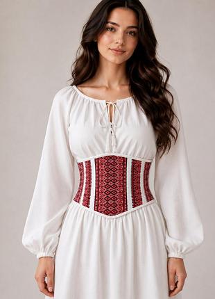 Корсет жіночий в українському стилі xl