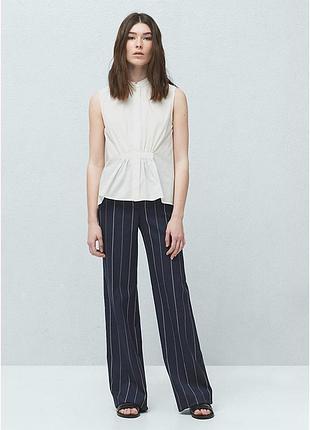 Mango(испания)- новая белая хлопковая летняя блуза,р. 48 (xl)