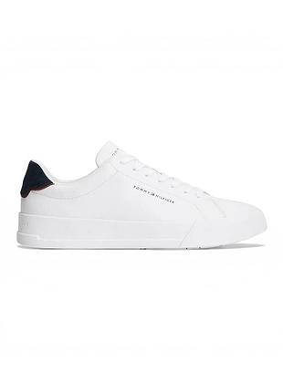 Унисекс кроссовки tommy hilfiger logo court белый 40 размер
