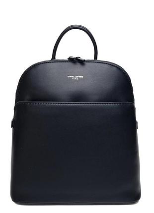 Качественный рюкзак экокожа черный арт.cm8233 black davidjones франція