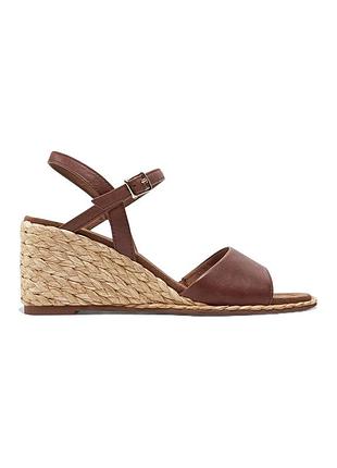 Жіночі босоніжки caprice cognac nappa коричневий 38 розмір