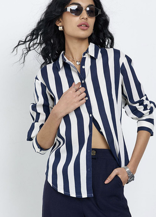 Сорочка жіноча в смужку розмір 38
