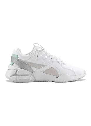Жіночі кросівки puma nova glitz білий 37.5 розмір