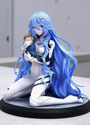 Аніме фігурка рей аянамі з аніме євангеліон, ayanami rei - evangelion