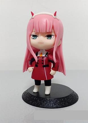Аніме фігурка 02 улюблений у франксі чибі zero two darling in the franx