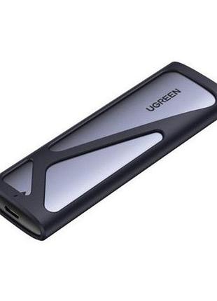 Внешний карман для накопителя ugreen usb-c female to m.2 m-key 10g enclosure c to cable 50cm