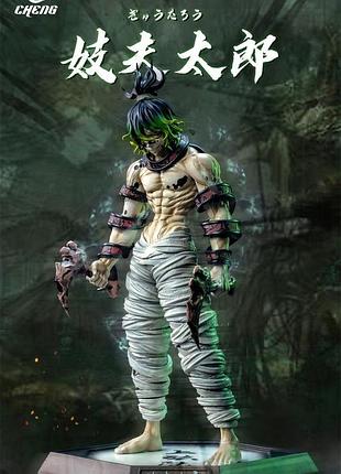Аниме фигурка 30 см гютаро клинок рассеивающий уничтожает демонов demon slayer giyutatarou луна