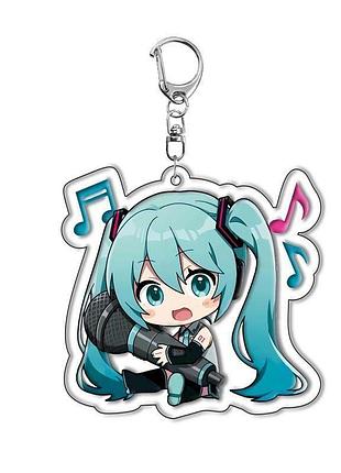 Брелок вокалоид vocaloid hatsune miku для сумки, рюкзака, ключей хацуне мика