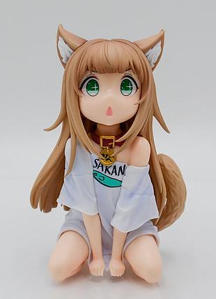 Аніме фігурка кінако осакана дівчинка-котик kinako osakana cat girl з вушками