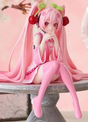 Сакура хацсуне мику вокалоид 12 см аниме фигурка hatsune miku sakura vocaloid сакура
