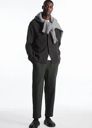 Брюки мужские cos elasticated twill trousers / xl