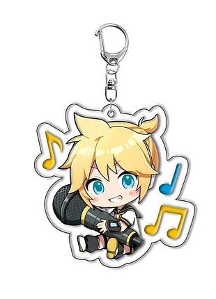 Брелок вокалоид hatsune miku vocaloid для сумки, рюкзака, ключей хацуне мика