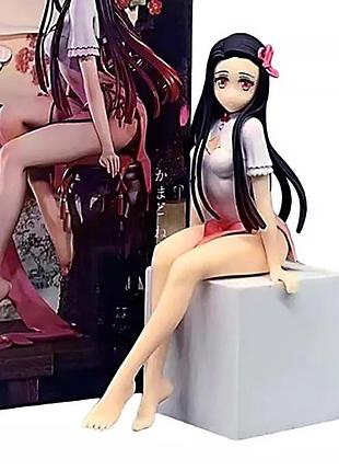 Аніме фігурка незуко 14 см "клинок розсіювальний демонів" nezuko demon slayer