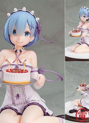 Аниме фигурка рем re: zero rem ре: зеро жизни в альтернативном мире с нуля, жизнь в альтернативном мыр
