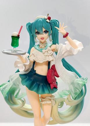 Аніме фігурка 18 см вокалоїд хатсуне міку, hatsune miku vocaloid