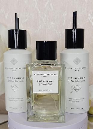 Essential parfums divine vanille розпив оригінал унісекс мадагаскарська ваніль кориця чорний перець османтус ладан тонка пачулі кедр herod
