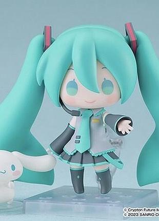 Аніме фігурка nendoroid 2306 нендороїд 10 см вокалоїд хатсуне хацуне міку та сіннаморол, vocaloid hatsune miku and cinnamoroll