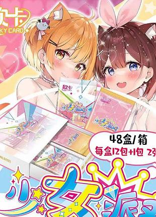 Преміальні рідкісні аніме карточки колекційні goddess girl's party premium spicy booster waifu trading cards anime ccg