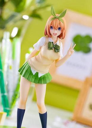 Аніме фігурка йоцуба накано 18 см п'ять наречених близнят yotsuba nakano gotoubun no hanayome