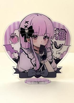 Миленький акриловий стенд кьоко кіріґірі danganronpa kawaii chibi style