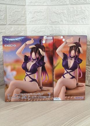 Оригинал аниме фигурка альбедо оверлорд furyu overlord albedo noodle stopper figure mizugi dark purple ver.