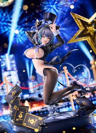Рідкісна аніме фігурка чешир cheshire the cat in the magic hat азур лейн azur lane статуетка для дорослих