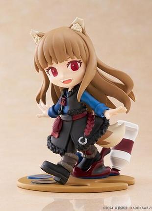 Аниме фигурка чиби 12 см холо с аниме волчанка и пряности, holo - spice and wolf