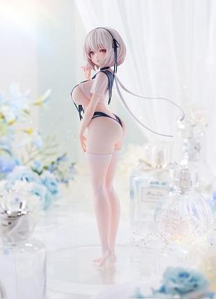 Аніме фігурка сіріус 25 см з азур лейн в купальнику, sirius - azur lane в коробці