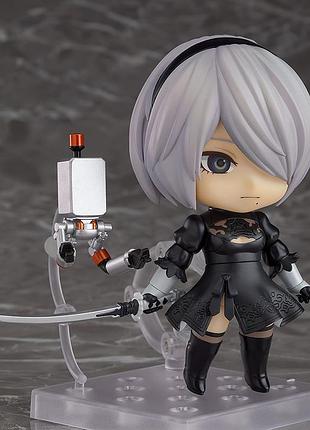 Аніме фігурка nendoroid 1475 нендороїд 10 см 2б з гри ніер автомата, nier: automata - yorha 2b