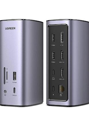 Usb-хаб ugreen usb-c multifunctional docking station(13-in-1)