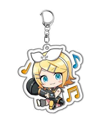 Брелок вокалоид vocaloid hatsune miku для сумки, рюкзака, ключей хацуне мика