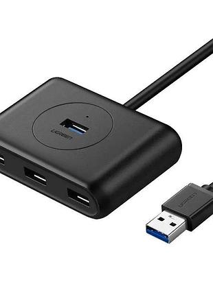 Usb-хаб ugreen usb 3.0 hub 0.5m (black)