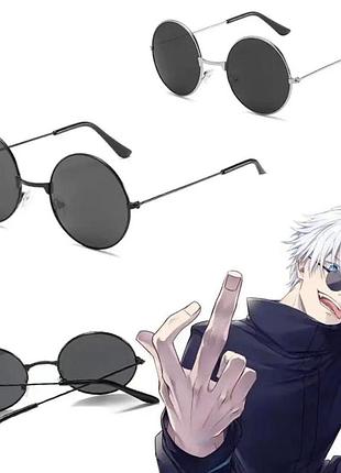 Аниме очки годжо сатору магическая битва gojo satoru jujutsu kaisen солнцезащитные