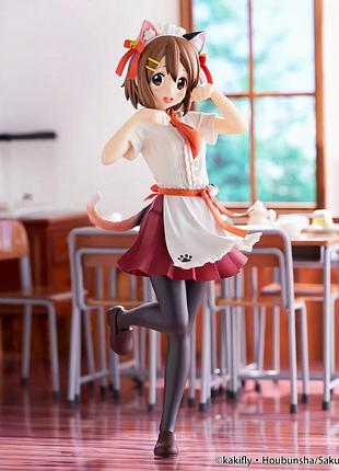 Аниме фигурка юри хирасава 22 см, кейон! nakano azusa k-on! trio try it figure, к-он