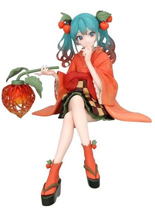 Аниме фигурка 15 см вокалалоид хатсуне мику, vocaloid - hatsune miku: flower fairy winter cherry хацуне