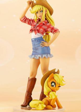 Аниме фигурка applejack bishoujo 22 см - my little pony в коробке май литл пони єпл джек