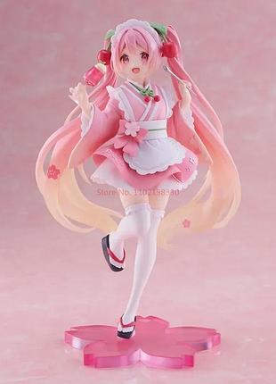 Оригинальная taito сакура мику хацуне аниме фигурка coreful vocaloid sakura miku hatsune