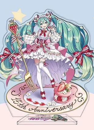 Акриловий стенд 10 см хацуне міку великий, акрилова фігурка hatsune miku