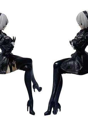Аниме фигурка nier: automata 2b статуэтка с мечом из видеоигры