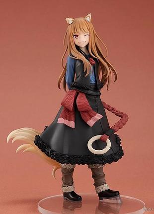 Аниме фигурка холо волчица и пряности spice and wolf статуэтка девушка с ушками и хвостом