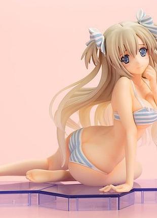 Аниме фигурка 14 см hohenstein lise с muv-luv alternative: schwarzesmarken в полосатом купальнике