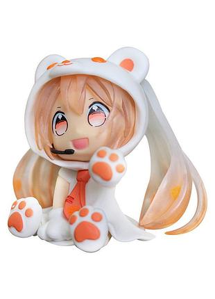 Аниме фигурка хацуне мика оранжевая вокалалоид чиби hatsune miku chibi anime figure оранжевая