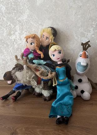 Frozen набір мʼяких іграшок