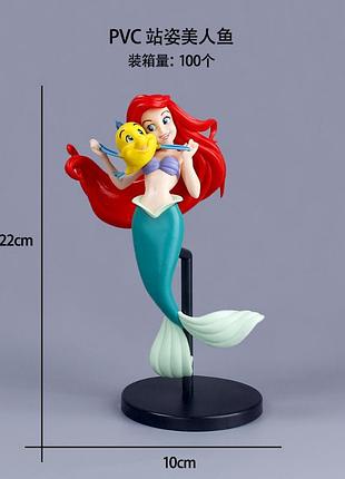 Фигурка ариэль русалочка 22 см дисней disney the little mermaid статуэтка принцесса игрушка коллекционная торт