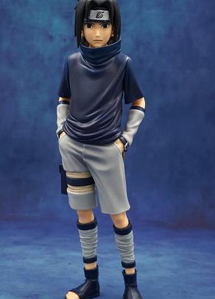 Аніме фігурка 24 см саске учіха з аніме наруто, sasuke uchiha - naruto shippuden